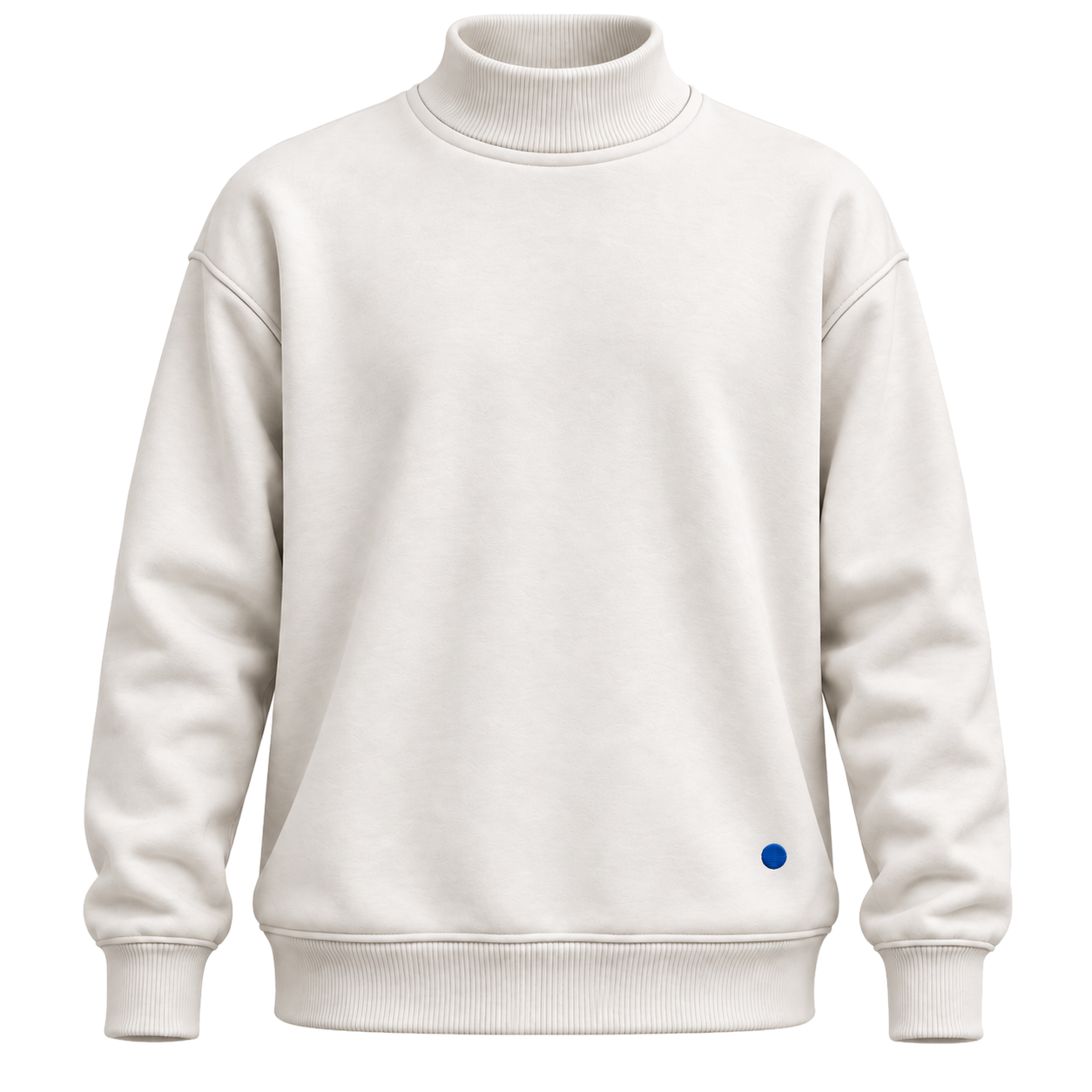 Focus exterior, front, with a small embroidered dot